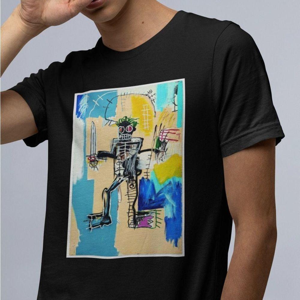 Jean Michel Basquiat Warrior 80S Art Culture Neo Expressionism T Shirt